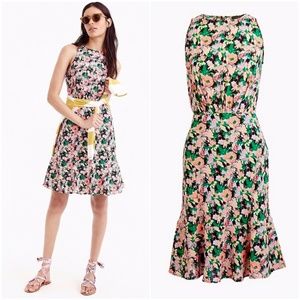 NWT J. Crew Mercantile Ruched Waist Floral Ruched